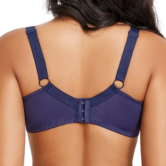 Plus Size Lace Push Up Bra Full Coverage Underwire Women's Underwear - Picture 3 of 4